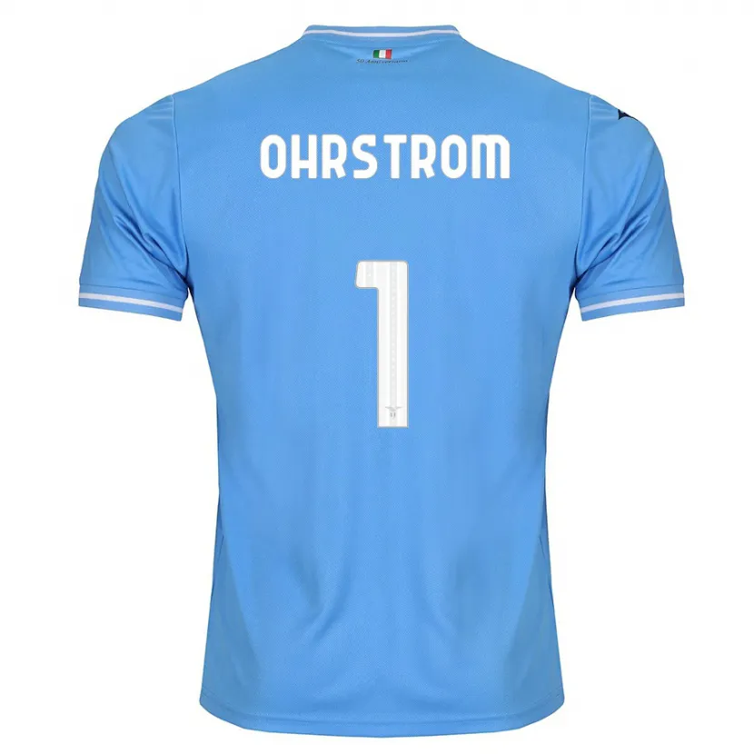 Danxen Mujer Camiseta Stephanie Ohrstrom #1 Azul 1ª Equipación 2023/24 La Camisa