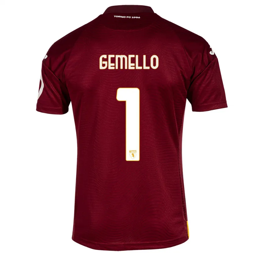 Danxen Mujer Camiseta Luca Gemello #1 Rojo Oscuro 1ª Equipación 2023/24 La Camisa