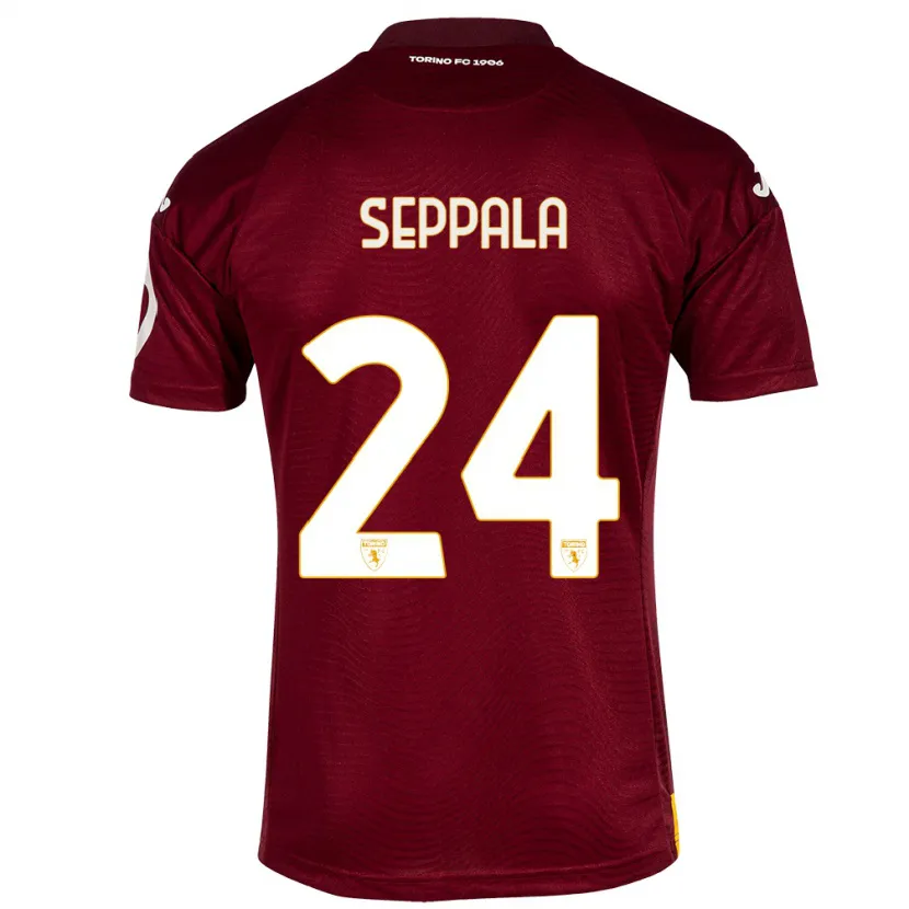 Danxen Mujer Camiseta Rosa Lappi-Seppälä #24 Rojo Oscuro 1ª Equipación 2023/24 La Camisa