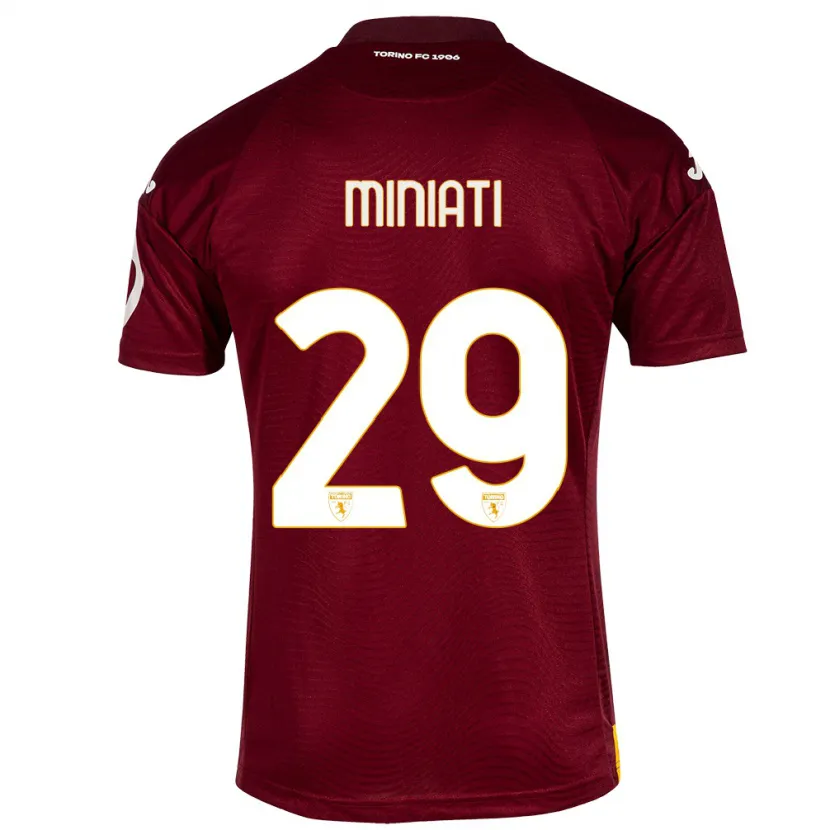 Danxen Mujer Camiseta Elisa Miniati #29 Rojo Oscuro 1ª Equipación 2023/24 La Camisa