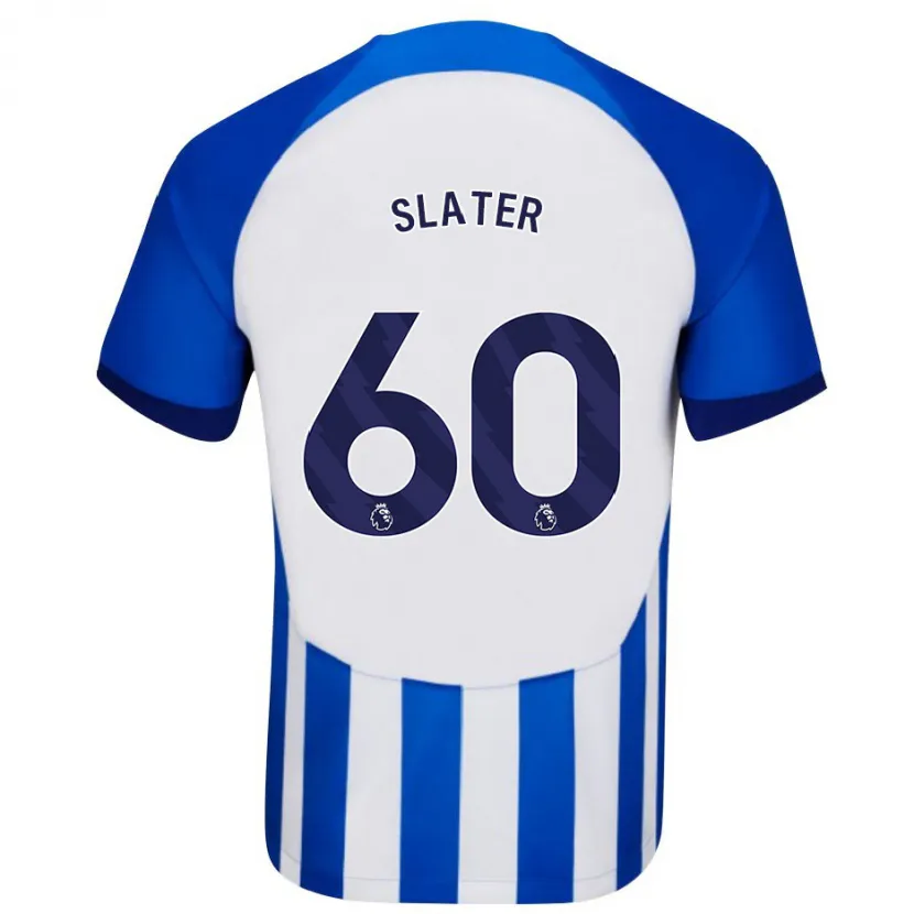 Danxen Mujer Camiseta Jacob Slater #60 Azul 1ª Equipación 2023/24 La Camisa