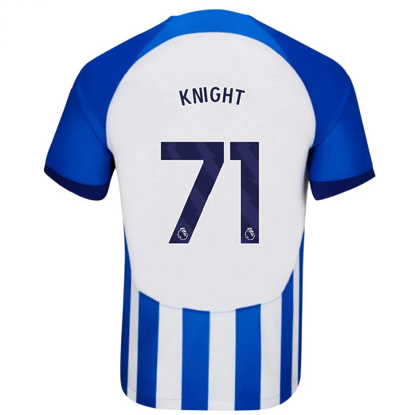 Danxen Mujer Camiseta Joe Knight #71 Azul 1ª Equipación 2023/24 La Camisa