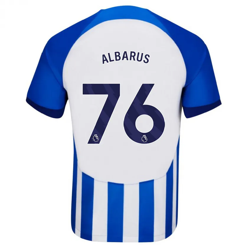 Danxen Mujer Camiseta Zane Albarus #76 Azul 1ª Equipación 2023/24 La Camisa