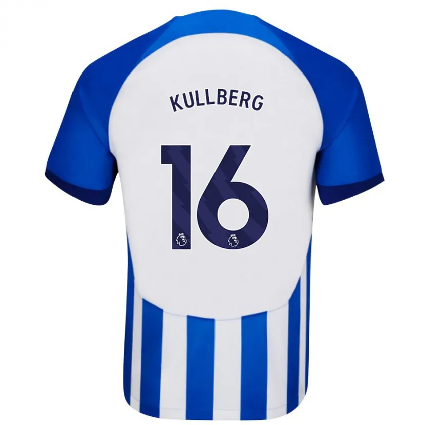 Danxen Mujer Camiseta Emma Nanny Charlotte Kullberg #16 Azul 1ª Equipación 2023/24 La Camisa