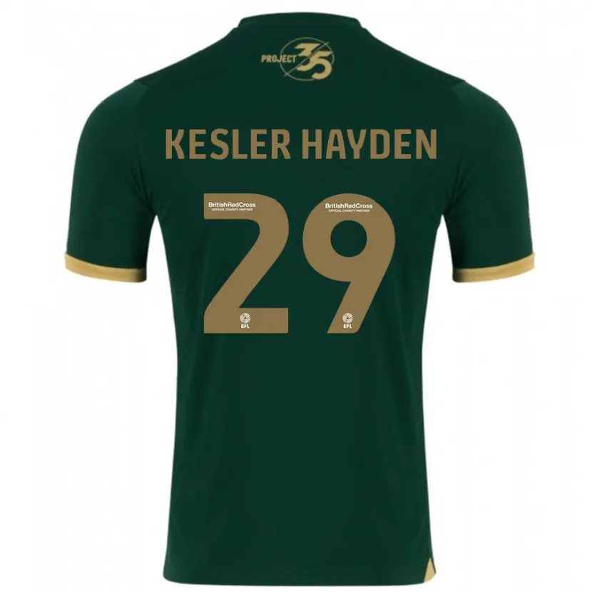 Danxen Mujer Camiseta Kaine Kesler-Hayden #29 Verde 1ª Equipación 2023/24 La Camisa