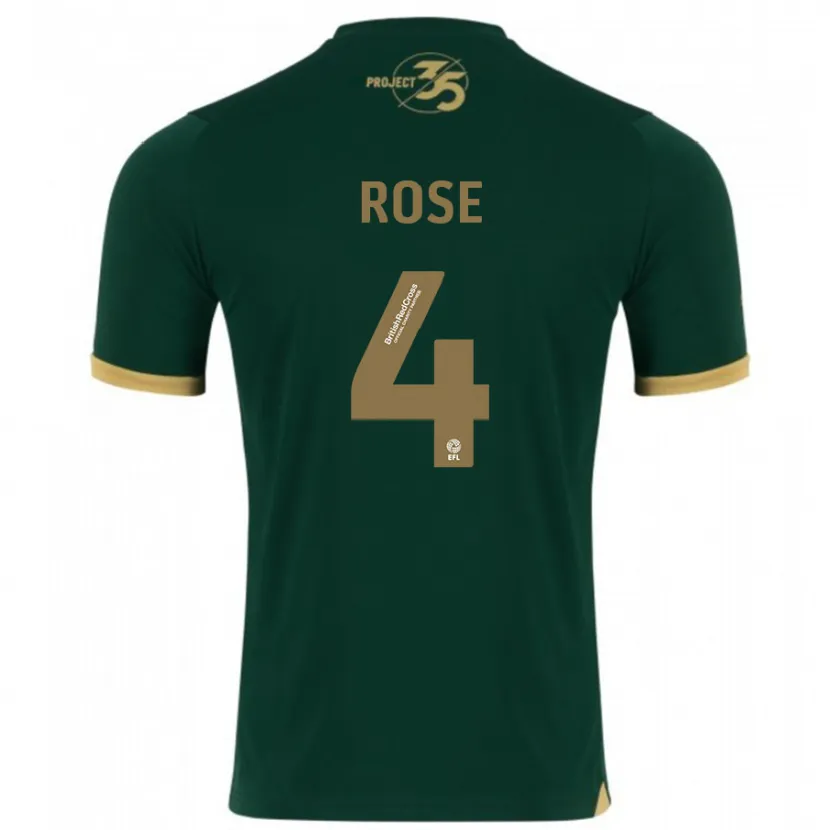 Danxen Mujer Camiseta Jemma Rose #4 Verde 1ª Equipación 2023/24 La Camisa