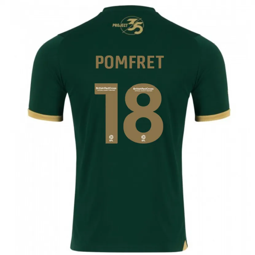 Danxen Mujer Camiseta Taya Pomfret #18 Verde 1ª Equipación 2023/24 La Camisa