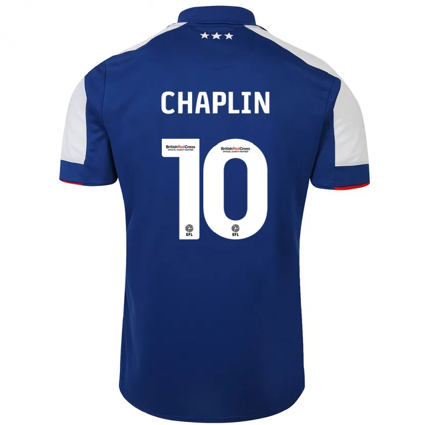 Danxen Mujer Camiseta Conor Chaplin #10 Azul 1ª Equipación 2023/24 La Camisa