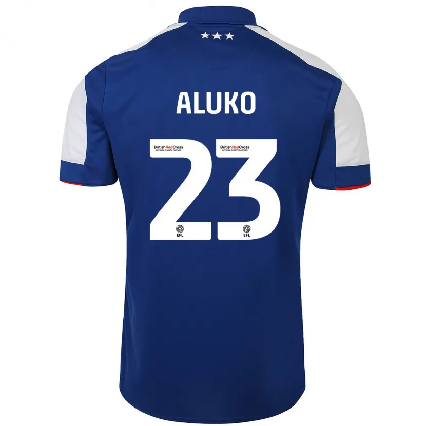 Danxen Mujer Camiseta Sone Aluko #23 Azul 1ª Equipación 2023/24 La Camisa