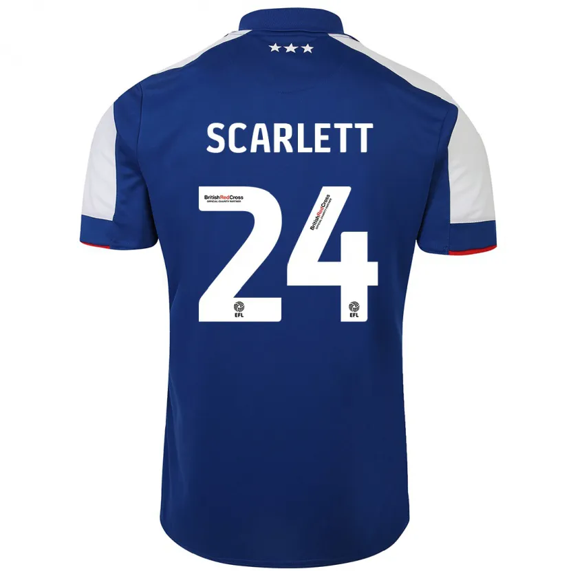 Danxen Mujer Camiseta Dane Scarlett #24 Azul 1ª Equipación 2023/24 La Camisa