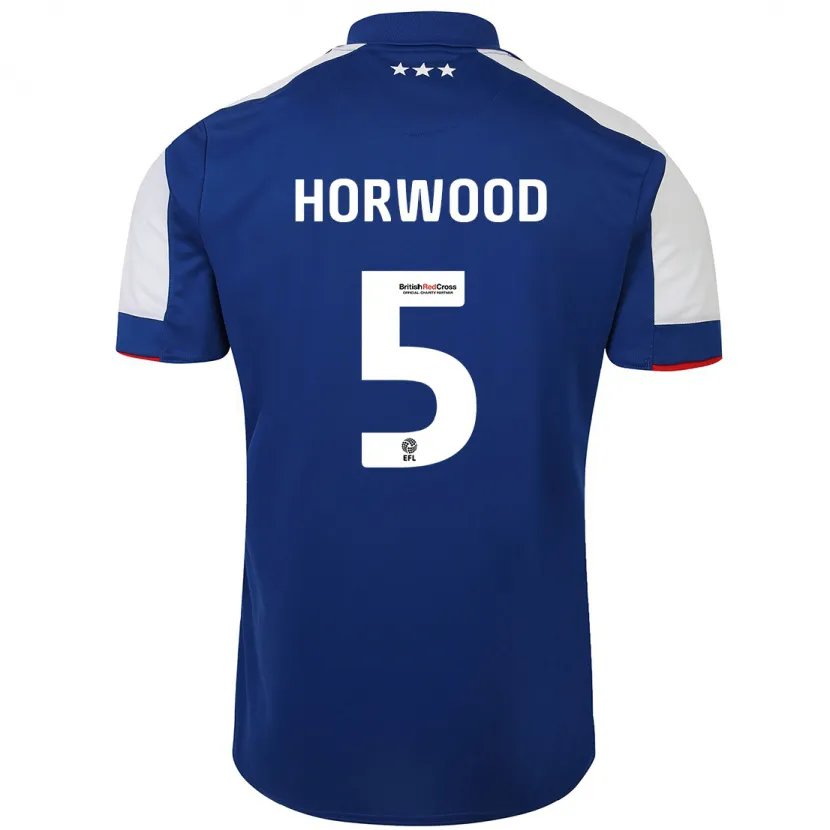 Danxen Mujer Camiseta Bonnie Horwood #5 Azul 1ª Equipación 2023/24 La Camisa