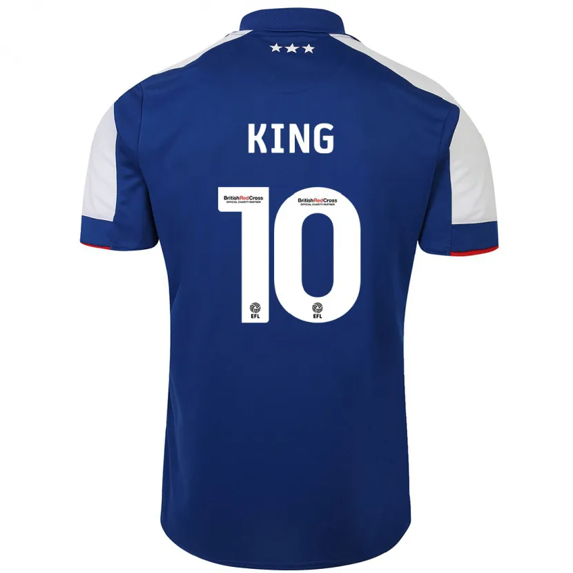 Danxen Mujer Camiseta Eloise King #10 Azul 1ª Equipación 2023/24 La Camisa