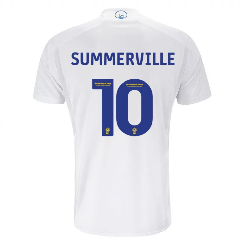 Danxen Mujer Camiseta Crysencio Summerville #10 Blanco 1ª Equipación 2023/24 La Camisa