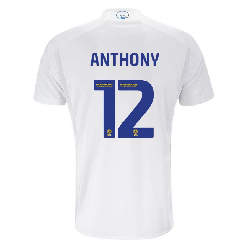 Danxen Mujer Camiseta Jaidon Anthony #12 Blanco 1ª Equipación 2023/24 La Camisa