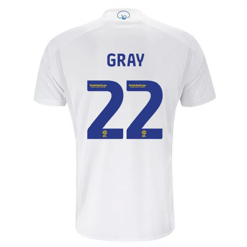 Danxen Mujer Camiseta Archie Gray #22 Blanco 1ª Equipación 2023/24 La Camisa