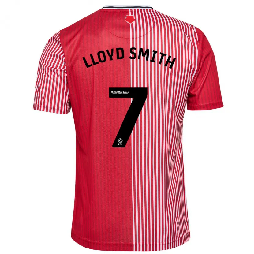 Danxen Mujer Camiseta Lexi Lloyd-Smith #7 Rojo 1ª Equipación 2023/24 La Camisa