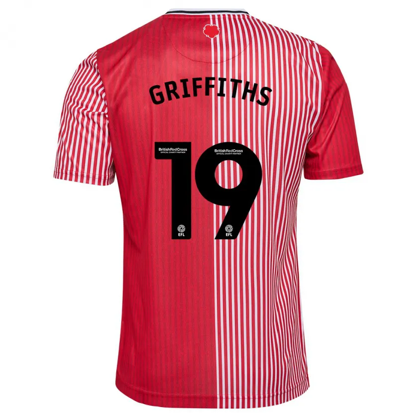 Danxen Mujer Camiseta Alice Griffiths #19 Rojo 1ª Equipación 2023/24 La Camisa