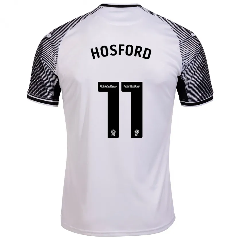 Danxen Mujer Camiseta Katy Hosford #11 Blanco 1ª Equipación 2023/24 La Camisa