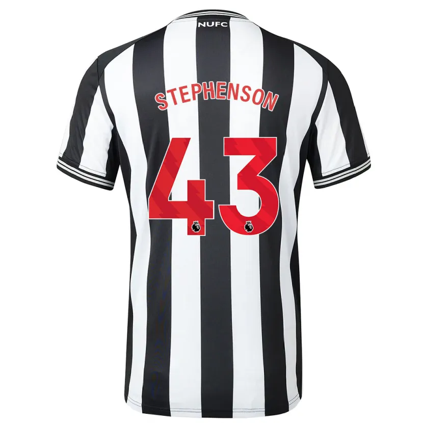 Danxen Mujer Camiseta Dylan Stephenson #43 Blanco Negro 1ª Equipación 2023/24 La Camisa