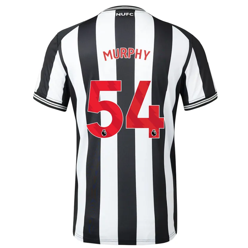 Danxen Mujer Camiseta Alex Murphy #54 Blanco Negro 1ª Equipación 2023/24 La Camisa