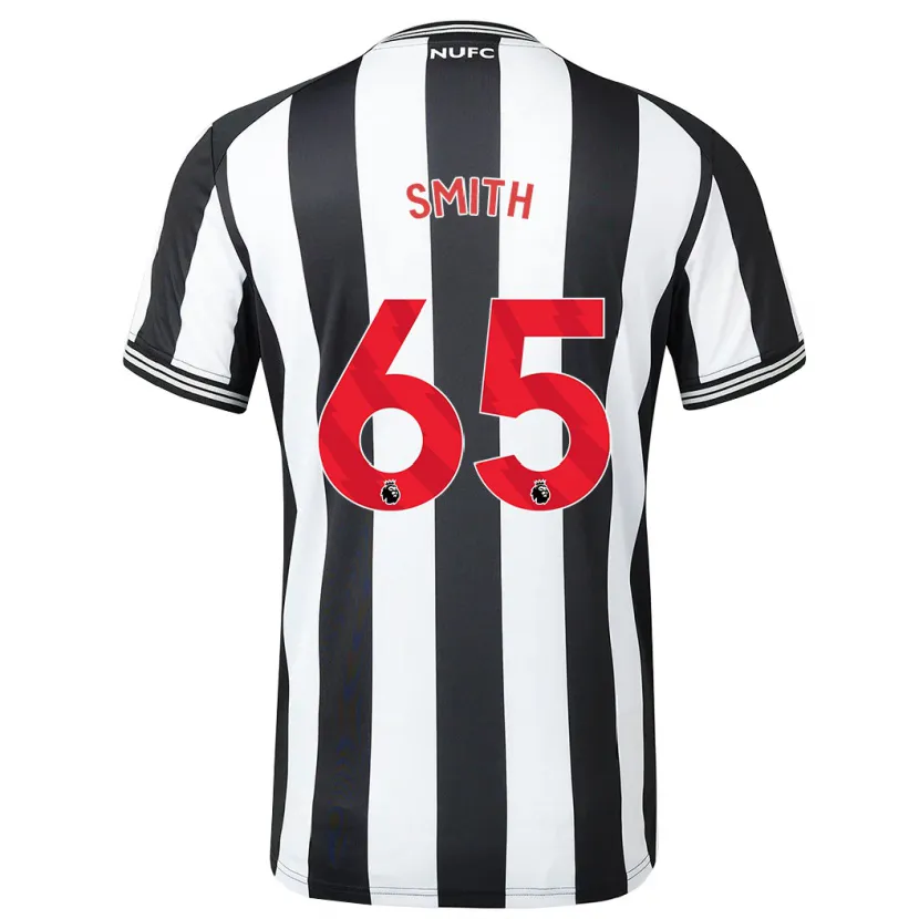 Danxen Mujer Camiseta Jude Smith #65 Blanco Negro 1ª Equipación 2023/24 La Camisa