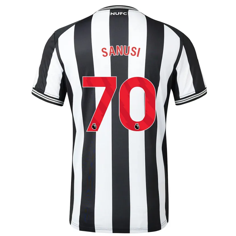 Danxen Mujer Camiseta Trevan Sanusi #70 Blanco Negro 1ª Equipación 2023/24 La Camisa