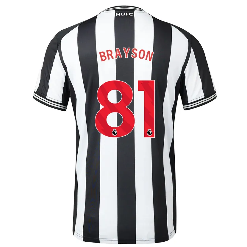 Danxen Mujer Camiseta Joe Brayson #81 Blanco Negro 1ª Equipación 2023/24 La Camisa