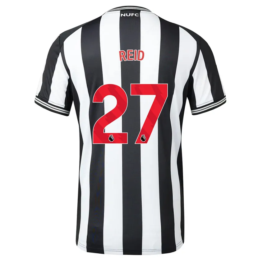 Danxen Mujer Camiseta Hannah Reid #27 Blanco Negro 1ª Equipación 2023/24 La Camisa