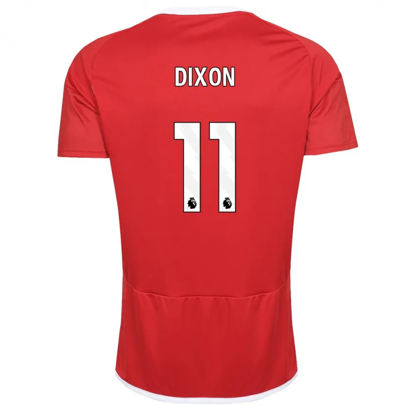 Danxen Mujer Camiseta Chloe Dixon #11 Rojo 1ª Equipación 2023/24 La Camisa