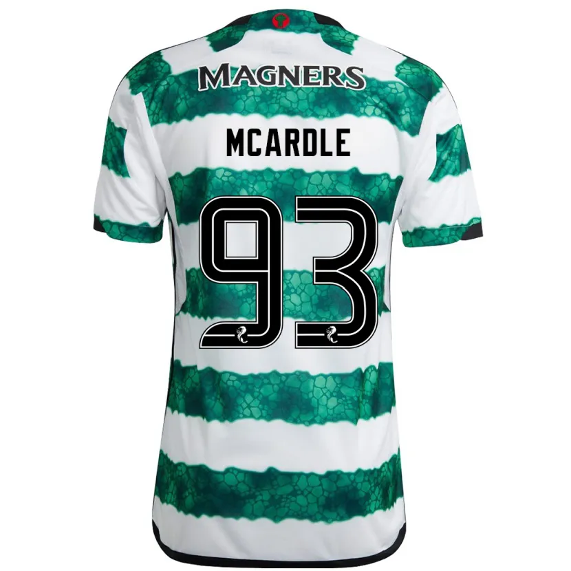 Danxen Mujer Camiseta Sean Mcardle #93 Verde 1ª Equipación 2023/24 La Camisa