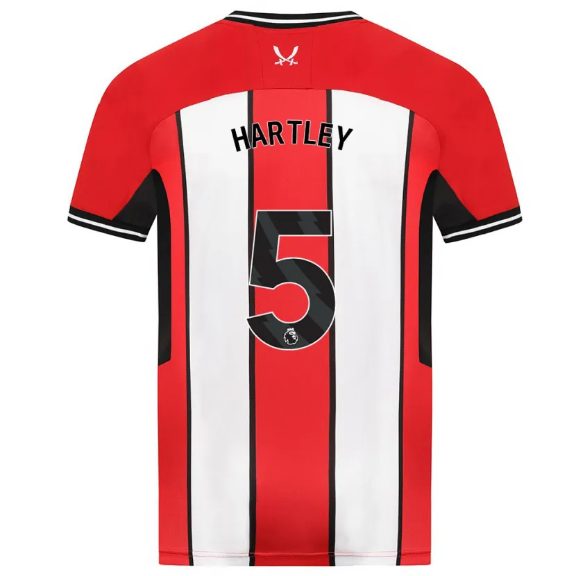 Danxen Mujer Camiseta Naomi Hartley #5 Rojo 1ª Equipación 2023/24 La Camisa