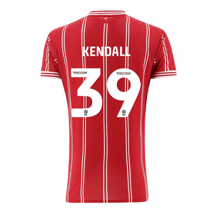 Danxen Mujer Camiseta Maya Kendall #39 Rojo 1ª Equipación 2023/24 La Camisa