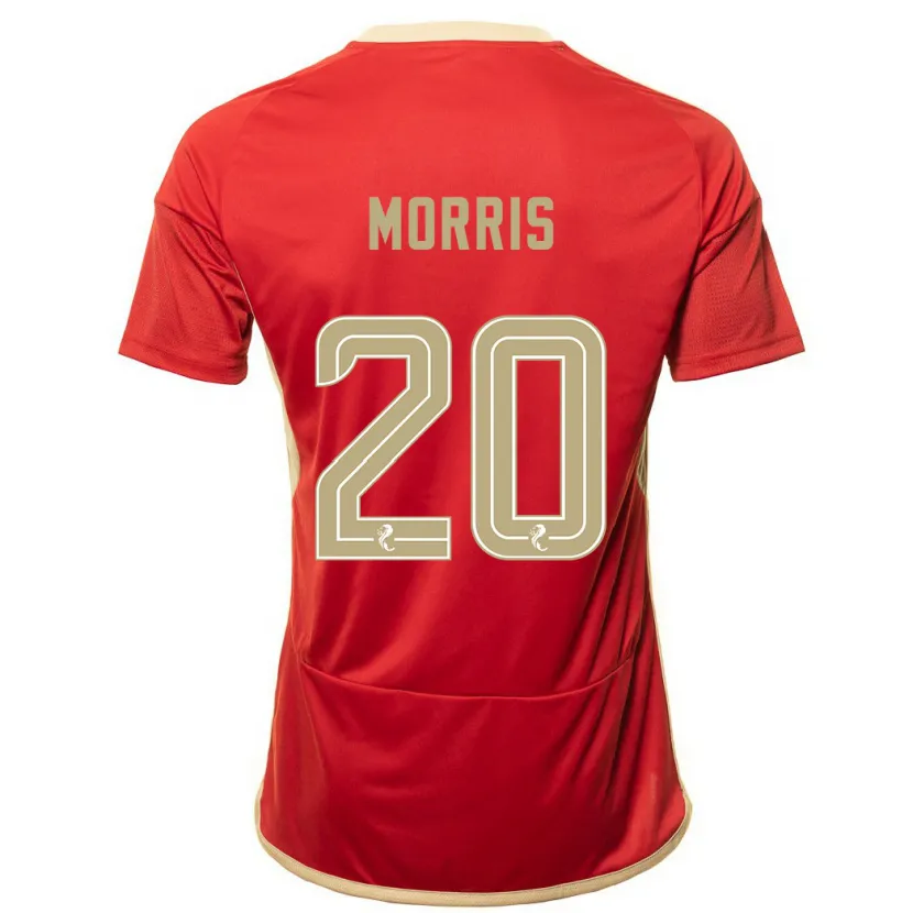 Danxen Mujer Camiseta Shayden Morris #20 Rojo 1ª Equipación 2023/24 La Camisa