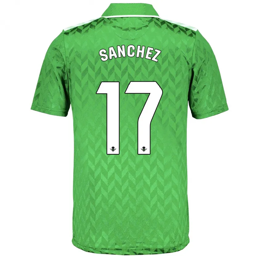 Danxen Mujer Camiseta Rodri Sánchez #17 Verde 2ª Equipación 2023/24 La Camisa