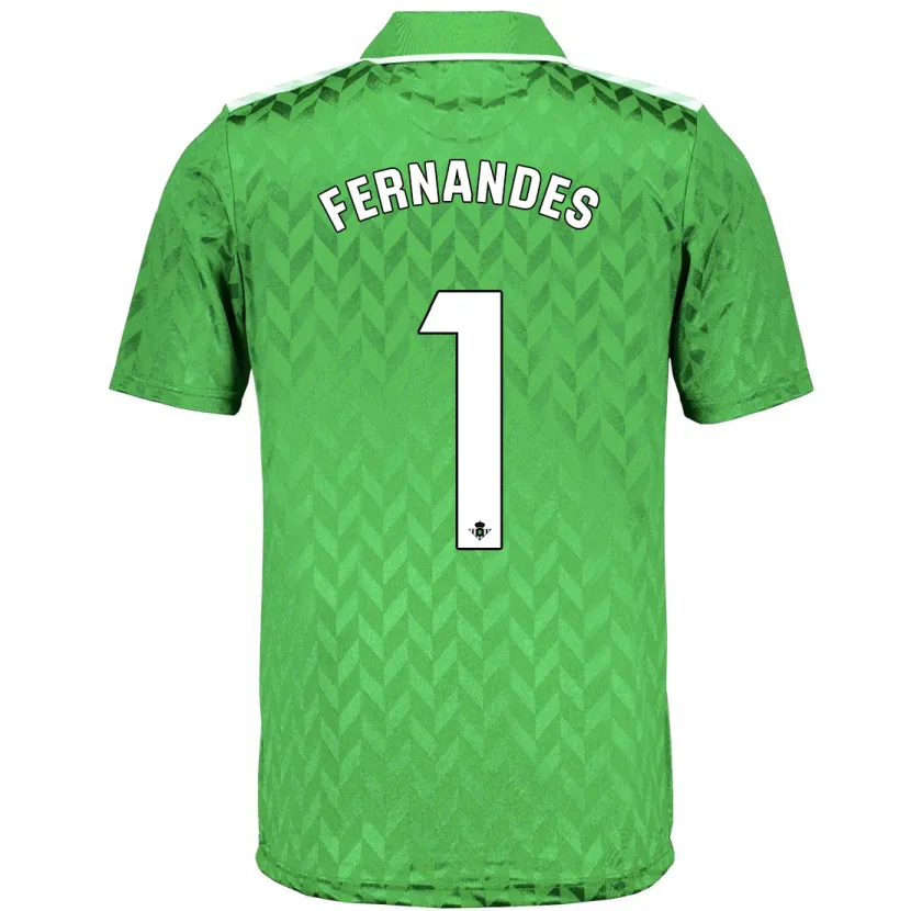 Danxen Mujer Camiseta Guilherme Fernandes #1 Verde 2ª Equipación 2023/24 La Camisa