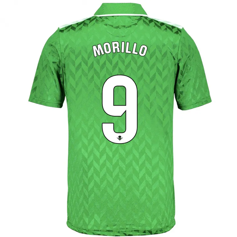 Danxen Mujer Camiseta Manu Morillo #9 Verde 2ª Equipación 2023/24 La Camisa