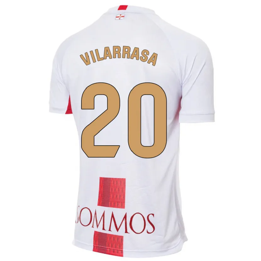 Danxen Mujer Camiseta Ignasi Vilarrasa #20 Blanco 2ª Equipación 2023/24 La Camisa