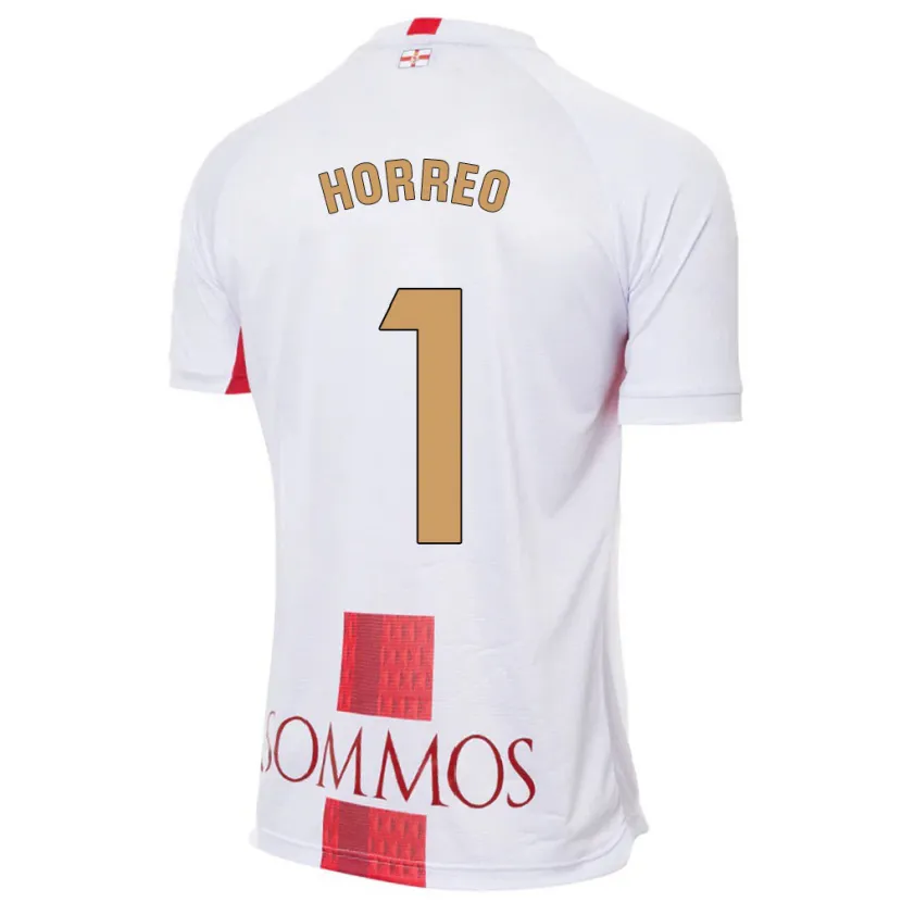 Danxen Mujer Camiseta Berto Hórreo #1 Blanco 2ª Equipación 2023/24 La Camisa