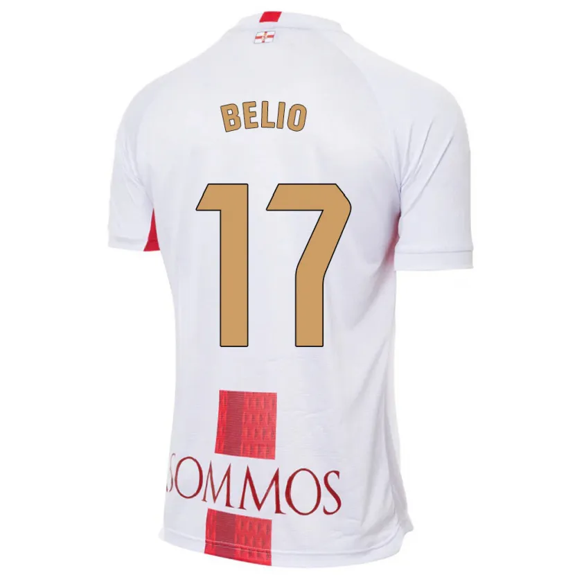 Danxen Mujer Camiseta Marta Belio #17 Blanco 2ª Equipación 2023/24 La Camisa