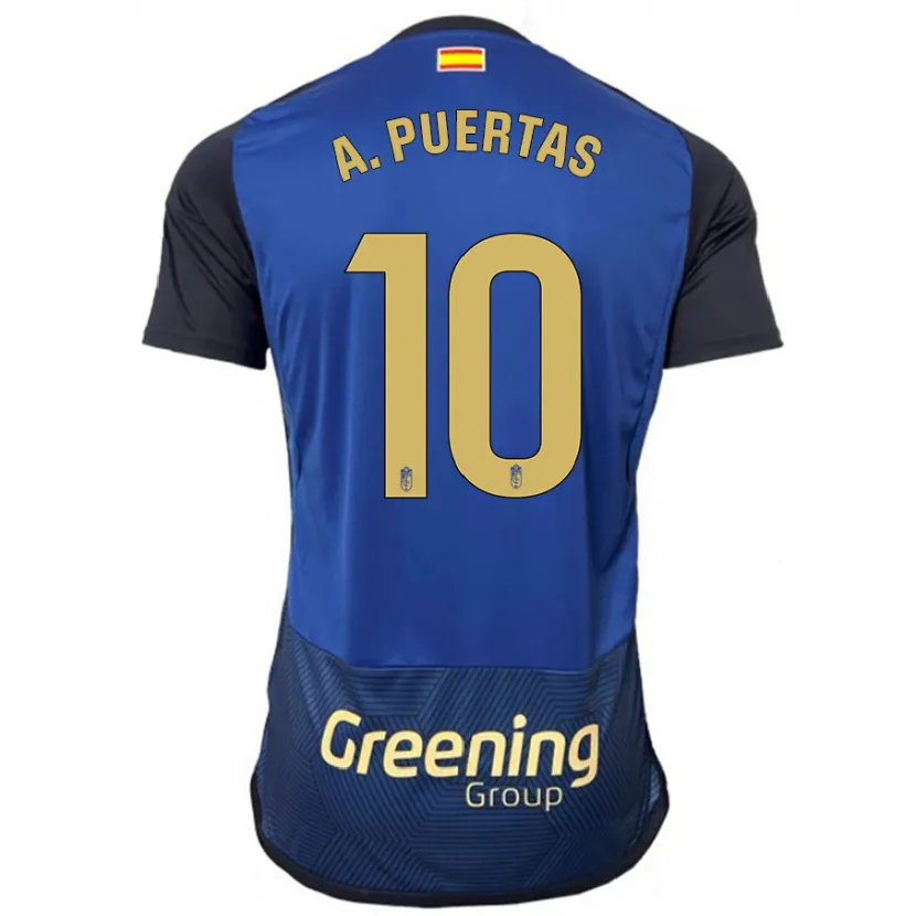 Danxen Mujer Camiseta Antonio Puertas #10 Armada 2ª Equipación 2023/24 La Camisa