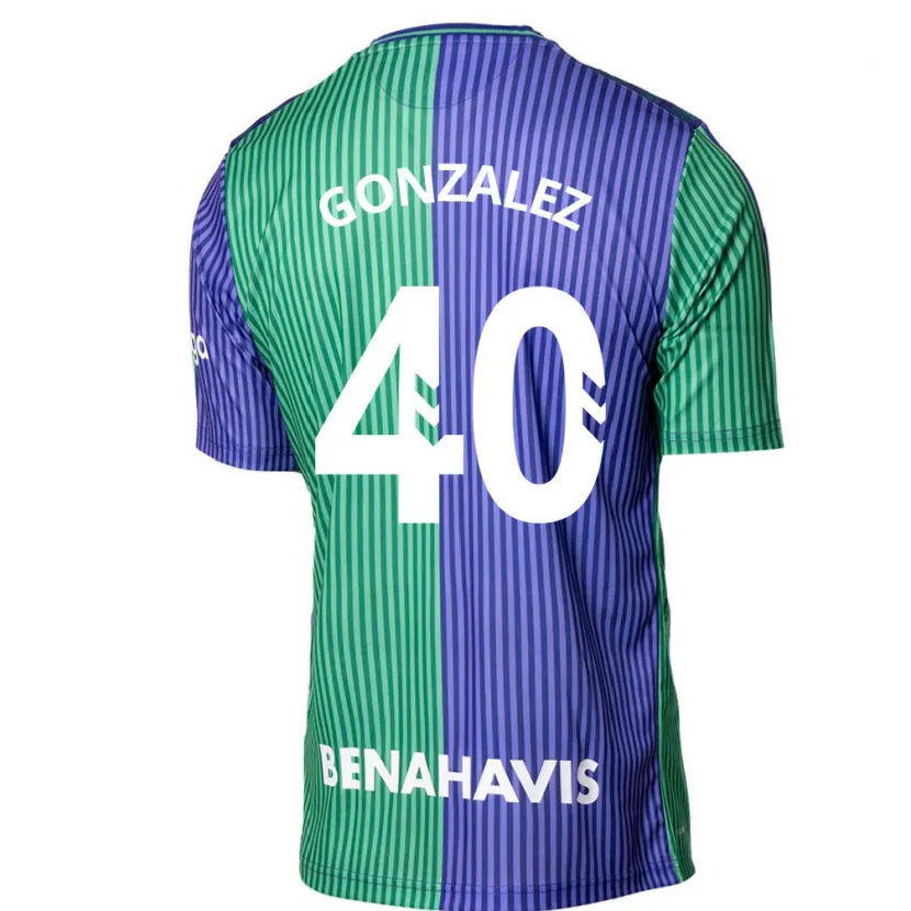 Danxen Mujer Camiseta Carol González #40 Verde Azul 2ª Equipación 2023/24 La Camisa