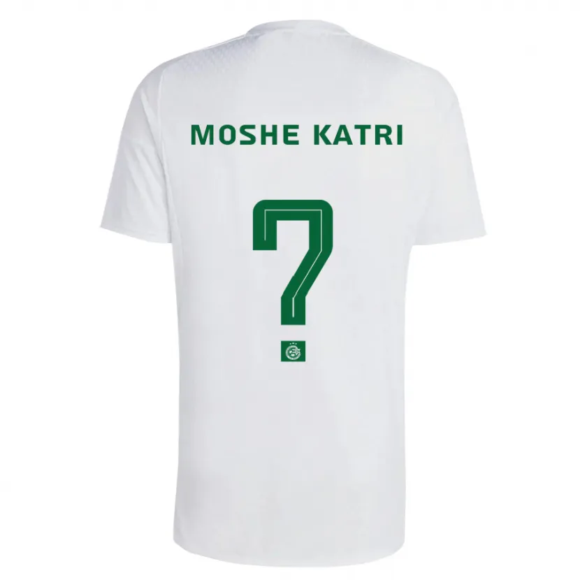 Danxen Mujer Camiseta Roy Moshe Katri #0 Verde Azul 2ª Equipación 2023/24 La Camisa