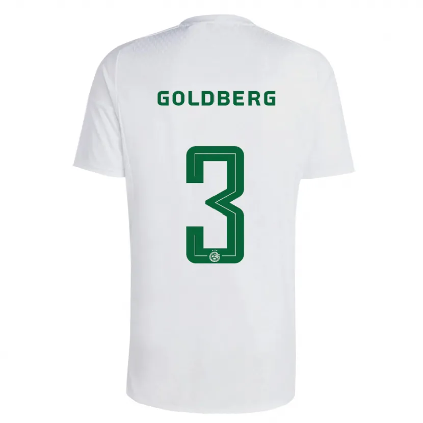 Danxen Mujer Camiseta Shon Goldberg #3 Verde Azul 2ª Equipación 2023/24 La Camisa