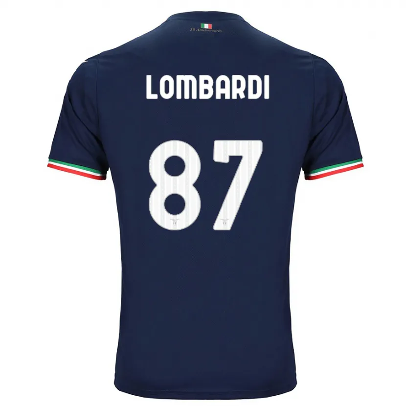 Danxen Mujer Camiseta Cristiano Lombardi #87 Armada 2ª Equipación 2023/24 La Camisa