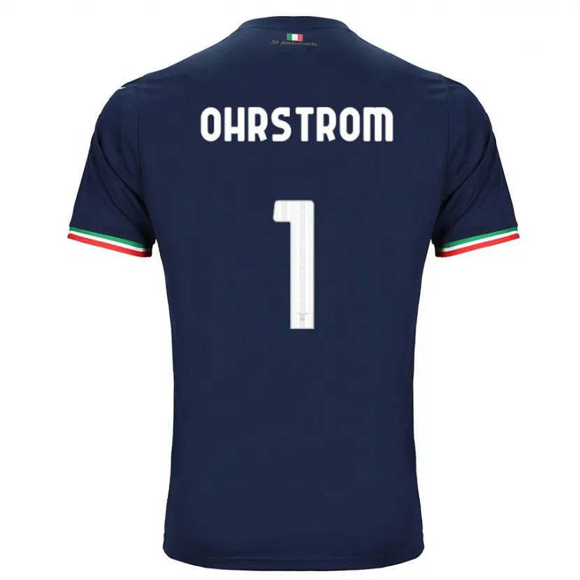 Danxen Mujer Camiseta Stephanie Ohrstrom #1 Armada 2ª Equipación 2023/24 La Camisa