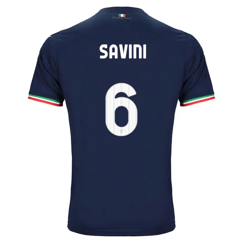 Danxen Mujer Camiseta Federica Savini #6 Armada 2ª Equipación 2023/24 La Camisa