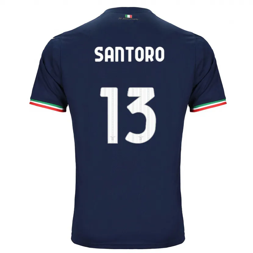 Danxen Mujer Camiseta Martina Santoro #13 Armada 2ª Equipación 2023/24 La Camisa