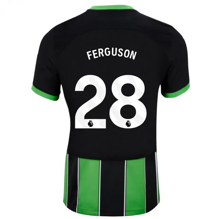 Danxen Mujer Camiseta Evan Ferguson #28 Verde Negro 2ª Equipación 2023/24 La Camisa