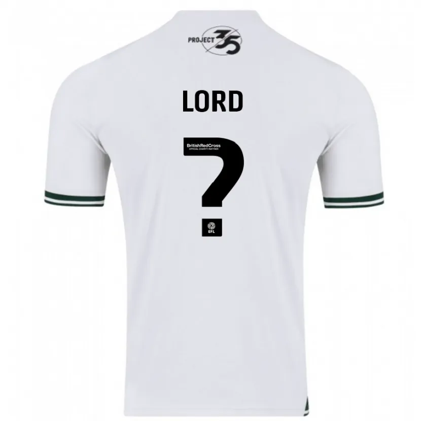 Danxen Mujer Camiseta Sam Lord #0 Blanco 2ª Equipación 2023/24 La Camisa