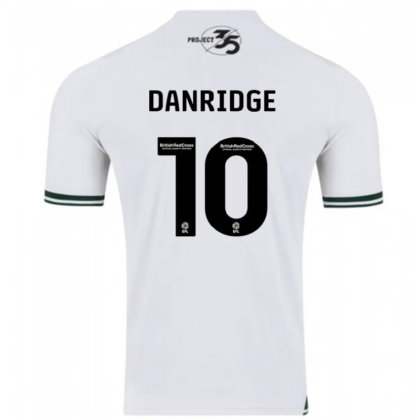 Danxen Mujer Camiseta Rebecca Danridge #10 Blanco 2ª Equipación 2023/24 La Camisa